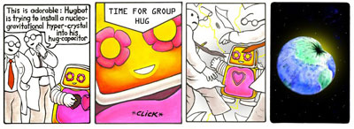 Hugbot comic