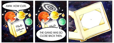 planetary photo album comic strip