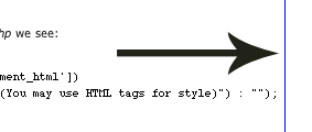 Illustration of IE6 behavior on pre overrun
